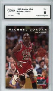 1992-93 SkyBox USA Basketball Checklist Michael Jordan 40