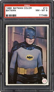 1966 Topps Batman Color Checklist 13 Batman