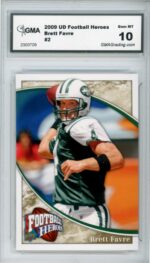 2008 SP Authentic Brett Farve #69 10 Gem MT