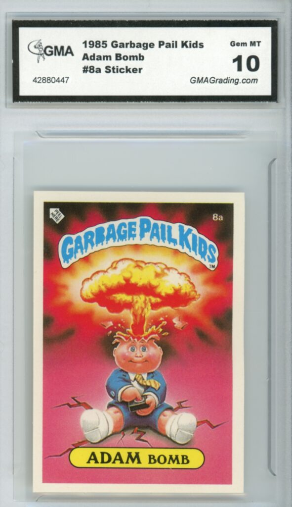 1985 Garbage Pail Kids UK Mini Series Checklist Adam Bomb