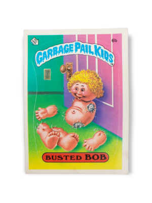 1985 Topps Garbage Pail Kids Series 1 Busted Bob #6b Original Series Sticker