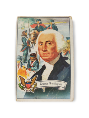 1956 Topps U.S. Presidents George Washington #3 Trading Card