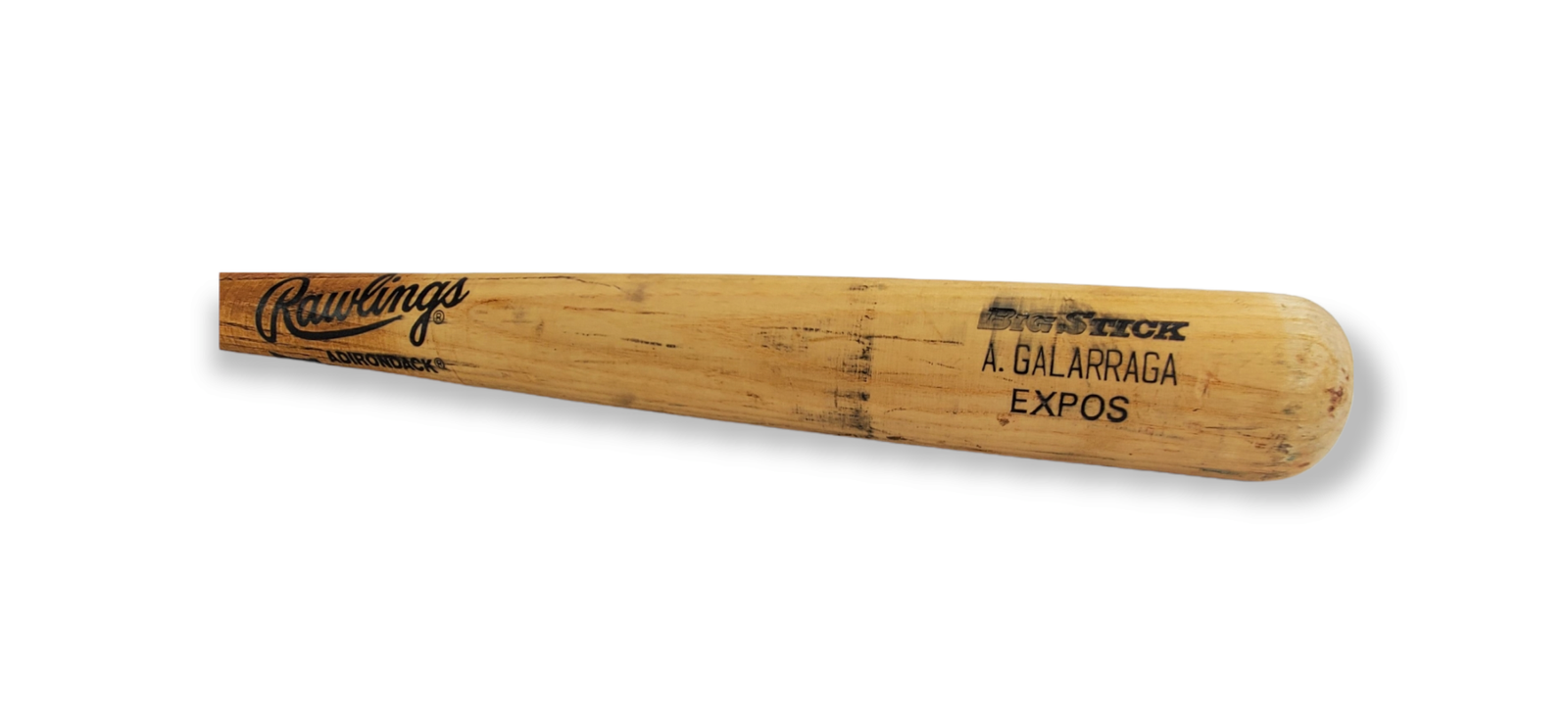 Andres Galarraga Game Used Baseball Bat Rawlings Big Stick Montreal Expos