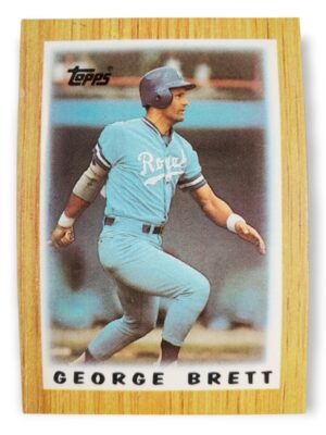 1987 Topps Mini Major League Leaders #57 George Brett