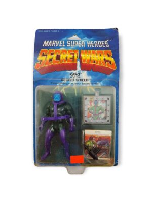 1984 Mattel Marvel Super Heroes Secret Wars Action Figure Kang & Secret Shield