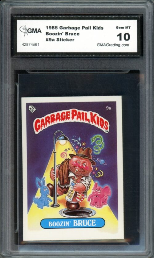 1985 Topps Garbage Pail Kids UK Series 1 #9a Boozin' Bruce Graded 10 ...