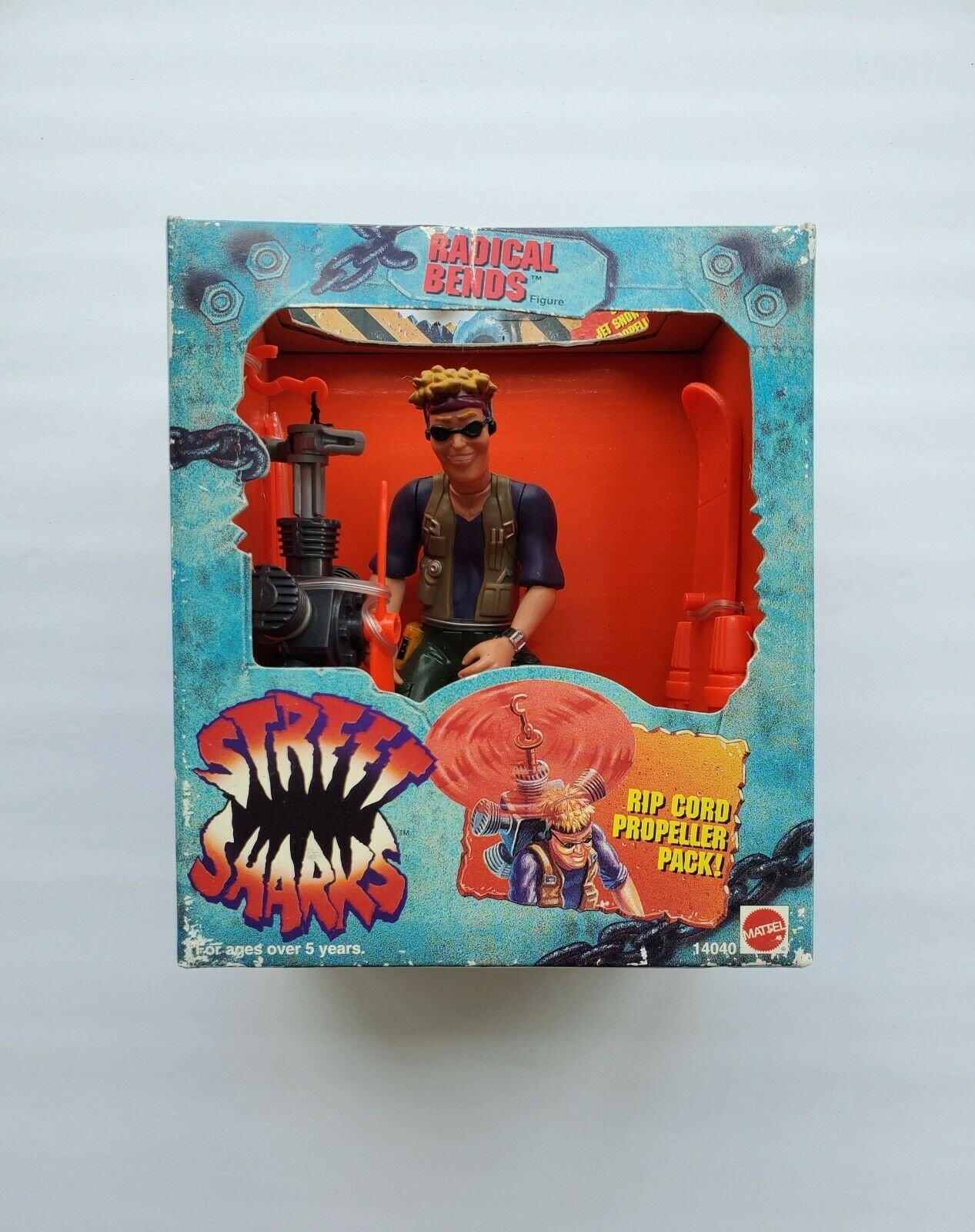 Street Sharks Radical Bends 1994 Mattel Action Figure Item No. 14040 ...